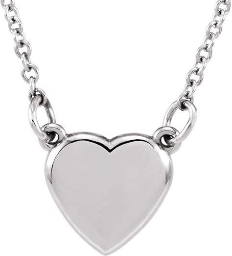 gucci necklace heart gold|18k white gold heart pendant.